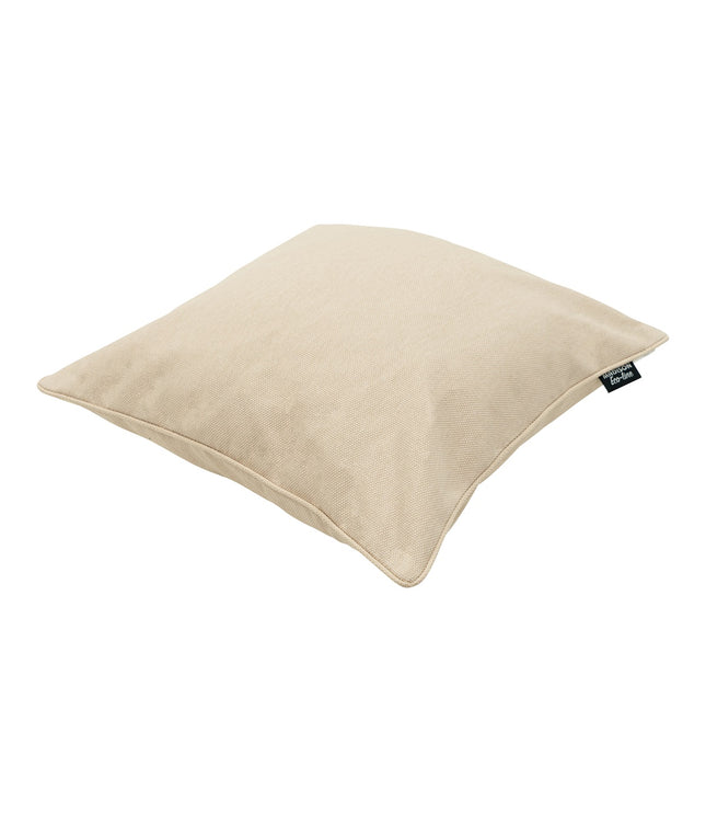 Sierkussen paspel ca.50x50cm Beige canvas eco+