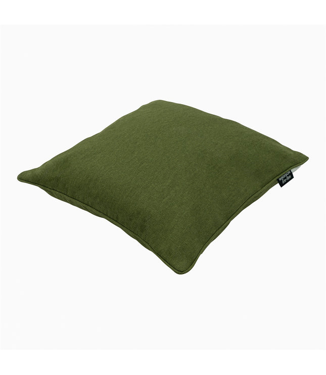 Sierkussen paspel ca.50x50cm Moss green canvas eco+