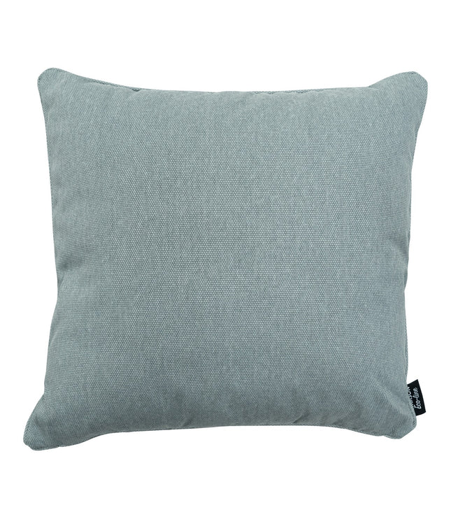 Sierkussen paspel ca.50x50cm Silver canvas eco+