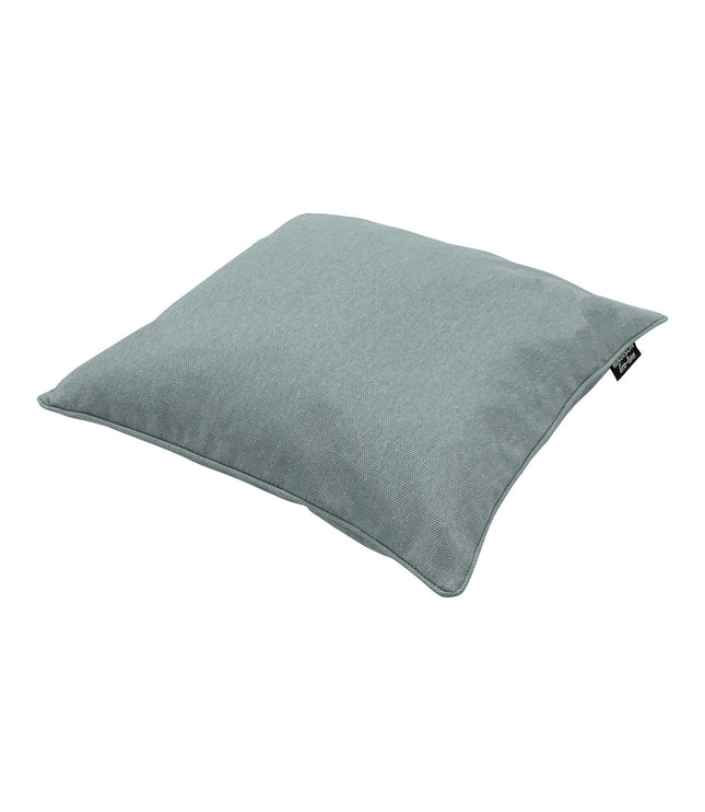 Sierkussen paspel ca.50x50cm Silver canvas eco+