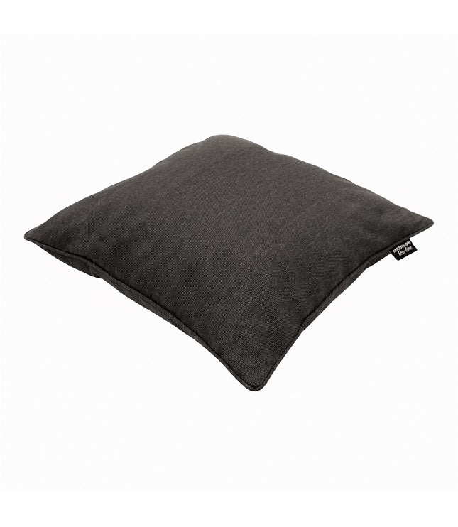 Sierkussen paspel ca.50x50cm Dark grey canvas eco+