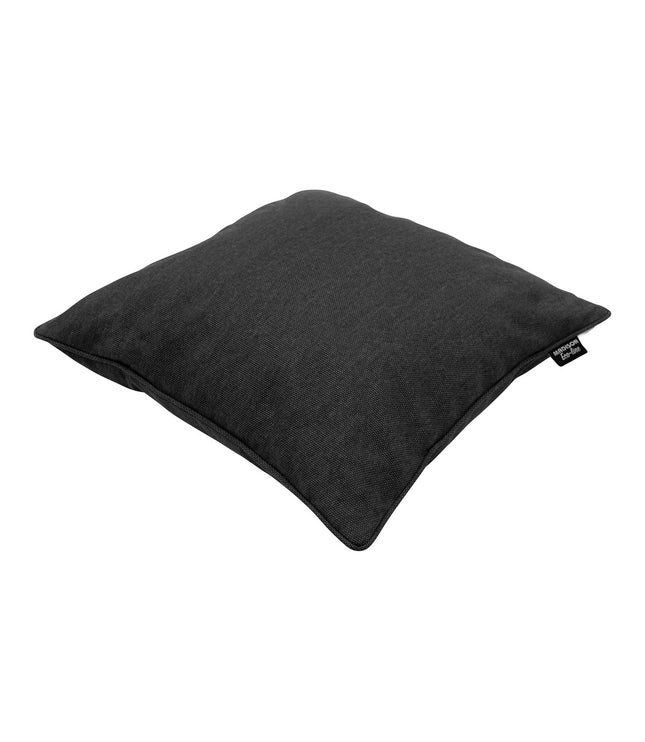 Sierkussen paspel ca.50x50cm Black canvas eco+