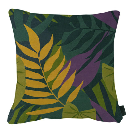 Sierkussen paspel ca.50x50cm Iven green