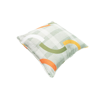 Sierkussen paspel ca.50x50cm Tess orange