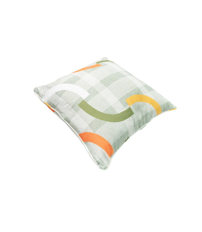 Sierkussen paspel ca.50x50cm Tess orange