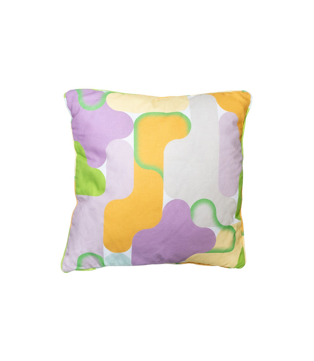 Sierkussen paspel ca.50x50cm Grafi lila