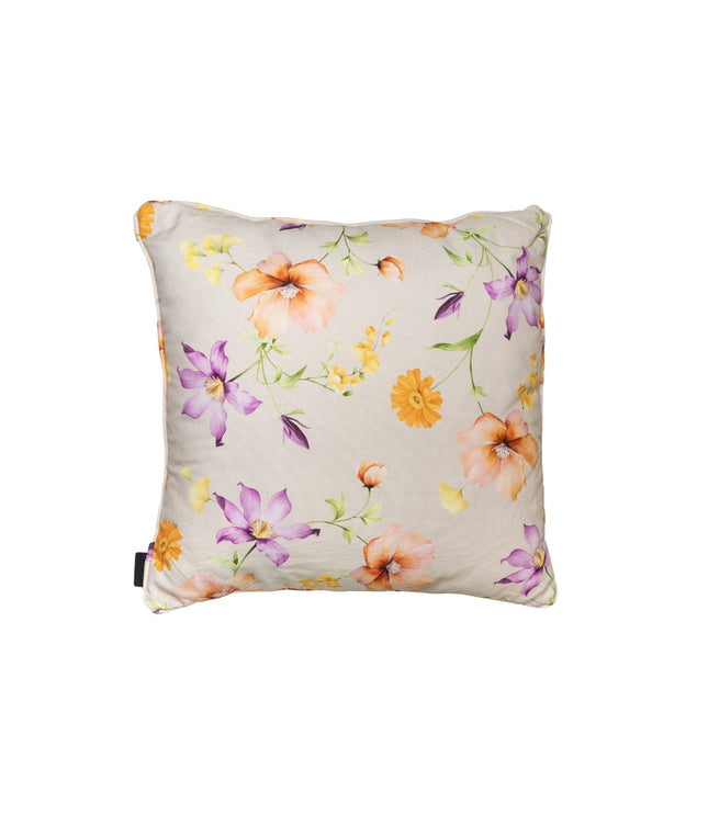 Sierkussen paspel ca.50x50cm Florina purple