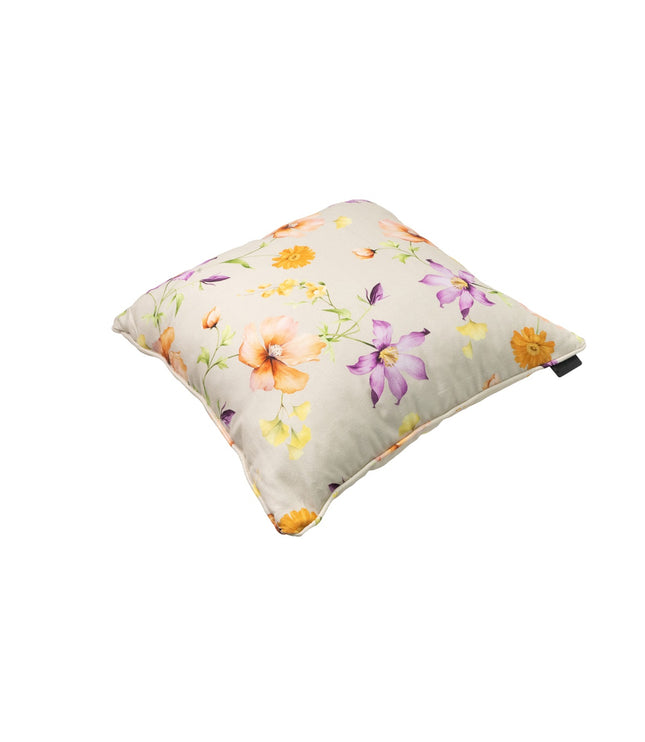 Sierkussen paspel ca.50x50cm Florina purple