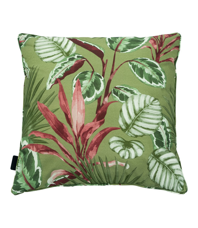 Sierkussen paspel ca.50x50cm Outdoor+ Cala green