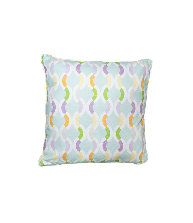 Sierkussen paspel ca.50x50cm Outdoor+ Trivia mint