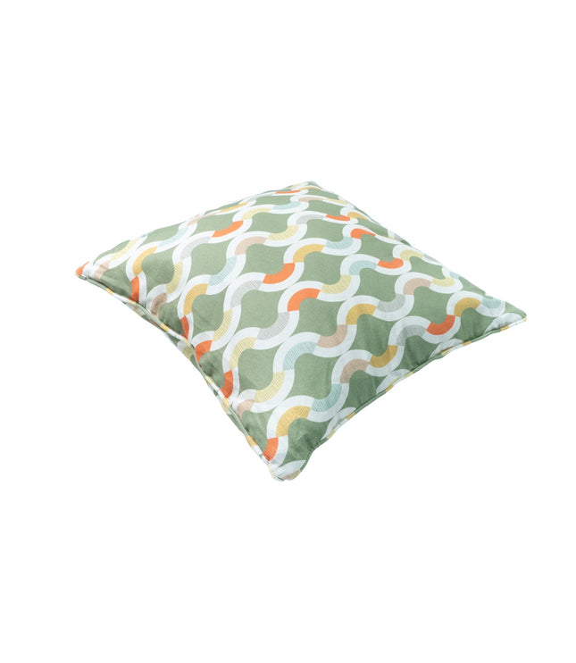 Sierkussen paspel ca.50x50cm Outdoor+ Trivia green