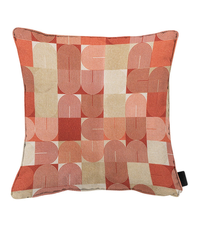 Sierkussen paspel ca.50x50cm Outdoor WR Jacky terra