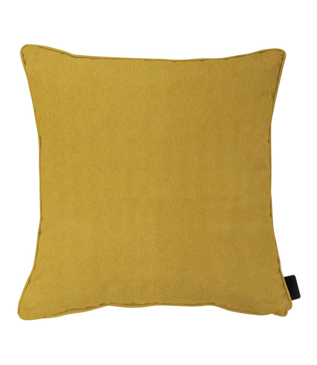 Sierkussen paspel ca.45x45cm Panama mustard