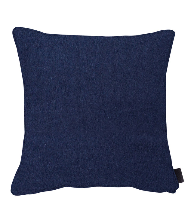 Sierkussen paspel ca.45x45cm Panama indigo