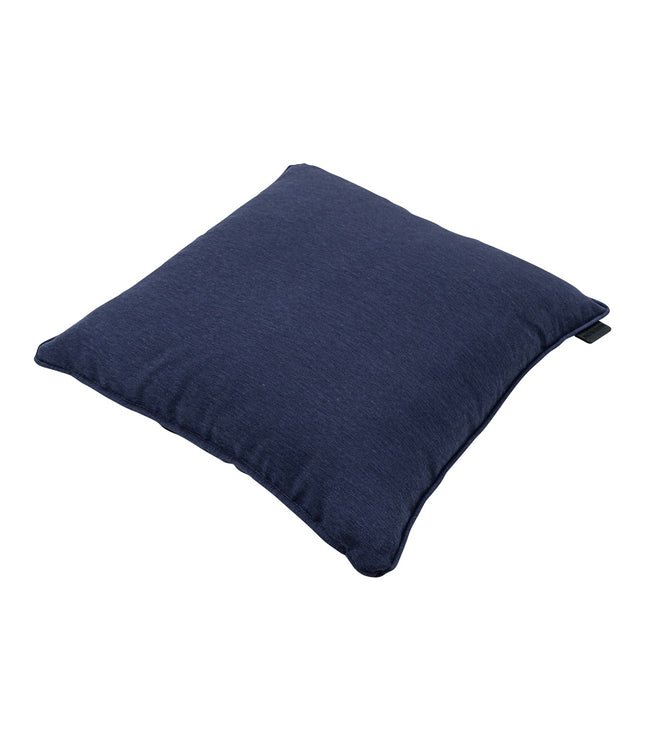 Sierkussen paspel ca.45x45cm Panama indigo