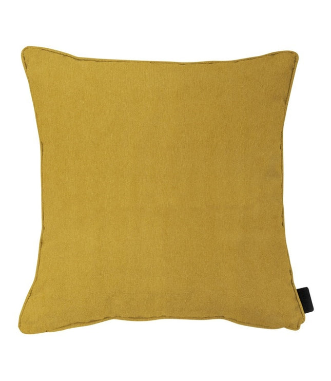 Sierkussen paspel ca.60x60cm Panama mustard