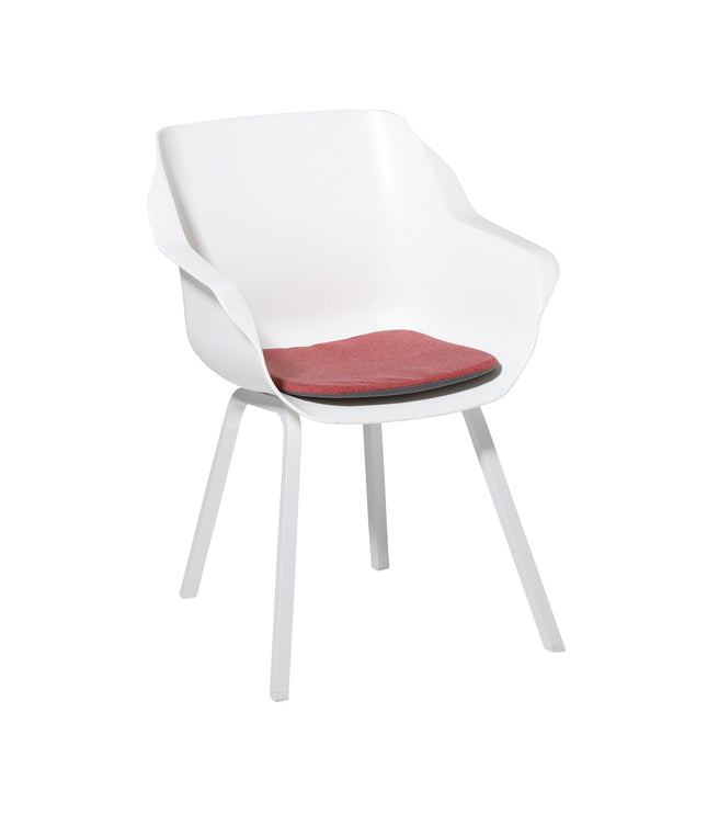 Modern dining kussen ca.40x40cm Outdoor Manchester red