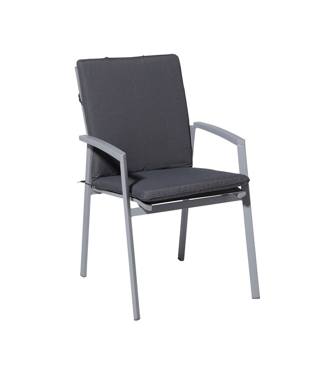 Stapelstoel kussen ca.97x49cm Panama grey