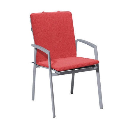 Stapelstoel kussen ca.97x49cm Panama brick red