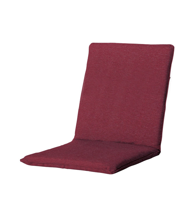 Stapelstoel kussen ca.97x49cm Panama bordeaux