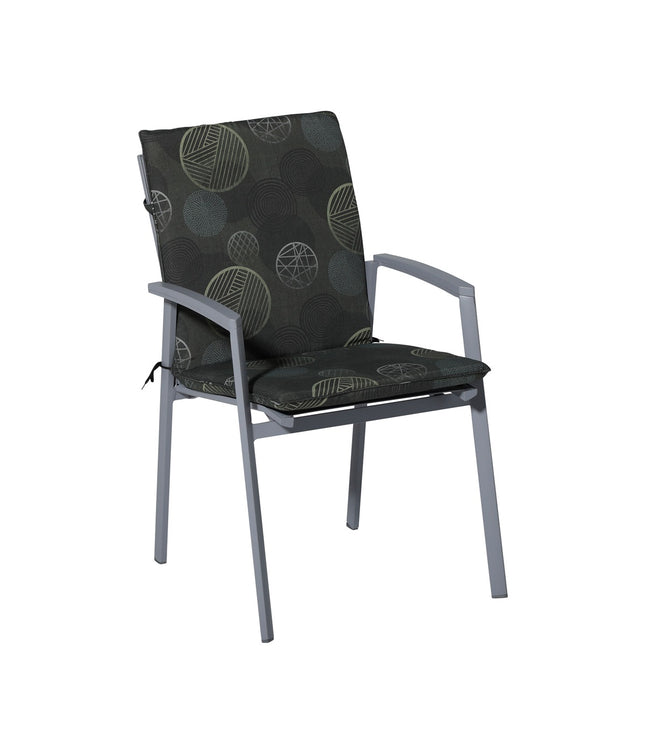 Stapelstoel kussen ca.97x49cm Circle green