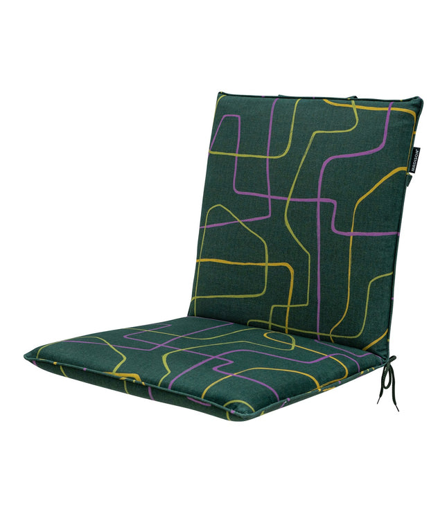 Stapelstoel kussen ca.97x49cm Joah green