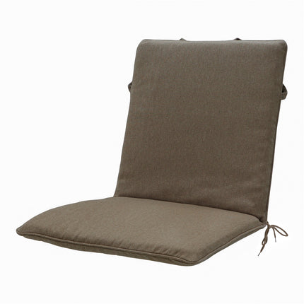 Stapelstoel kussen ca.97x49cm Taupe canvas eco+