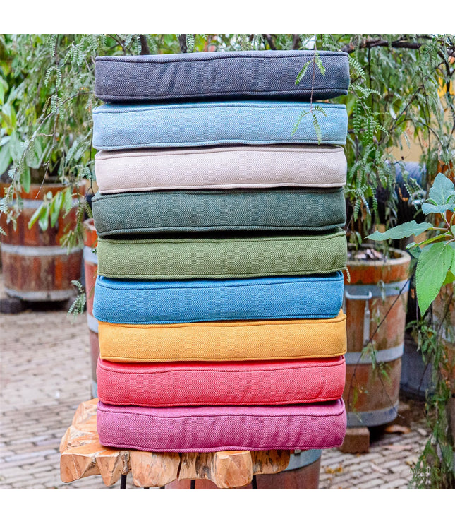 Stapelstoel kussen ca.97x49cm Bordeaux canvas eco+