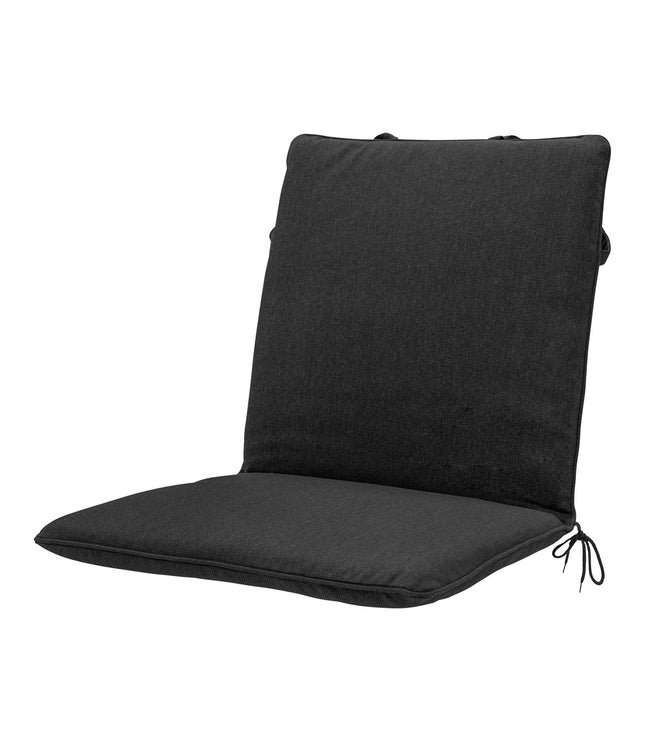 Stapelstoel kussen ca.97x49cm Black canvas eco+