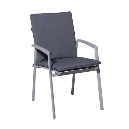 Stapelstoel kussen ca.97x49cm Outdoor Manchester denim grey