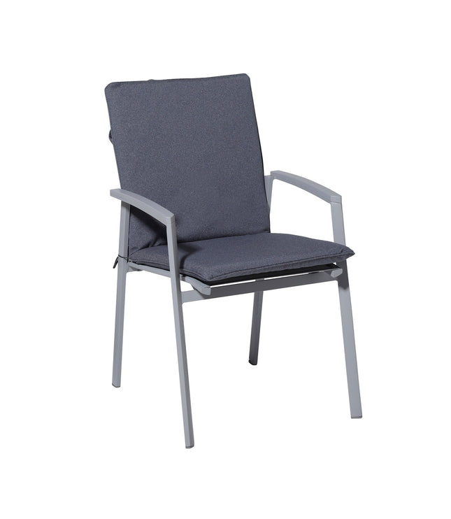Stapelstoel kussen ca.97x49cm Outdoor Manchester denim grey