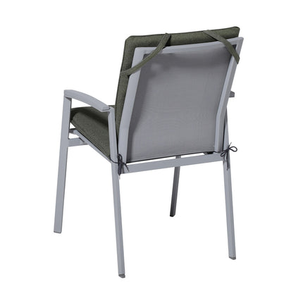 Stapelstoel kussen ca.97x49cm Outdoor Manchester green