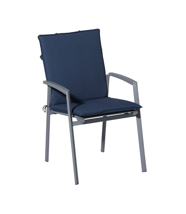 Stapelstoel kussen ca.97x49cm Outdoor Panama safier blue