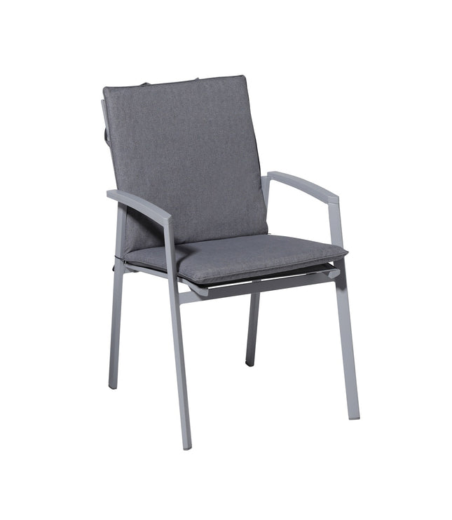Stapelstoel kussen ca.97x49cm Outdoor Oxford grey