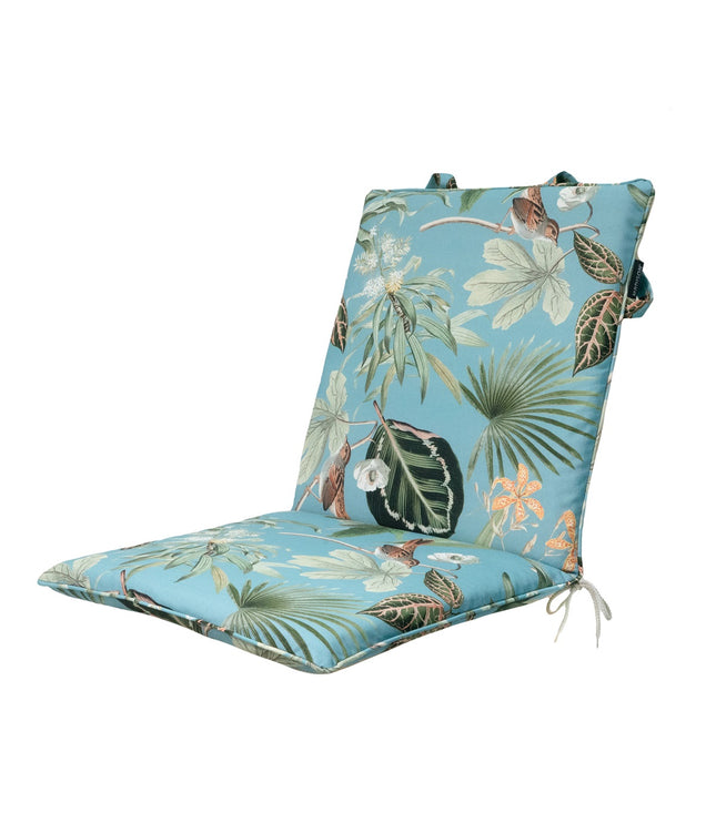 Stapelstoel kussen ca.97x49cm Outdoor+ Grasse aqua