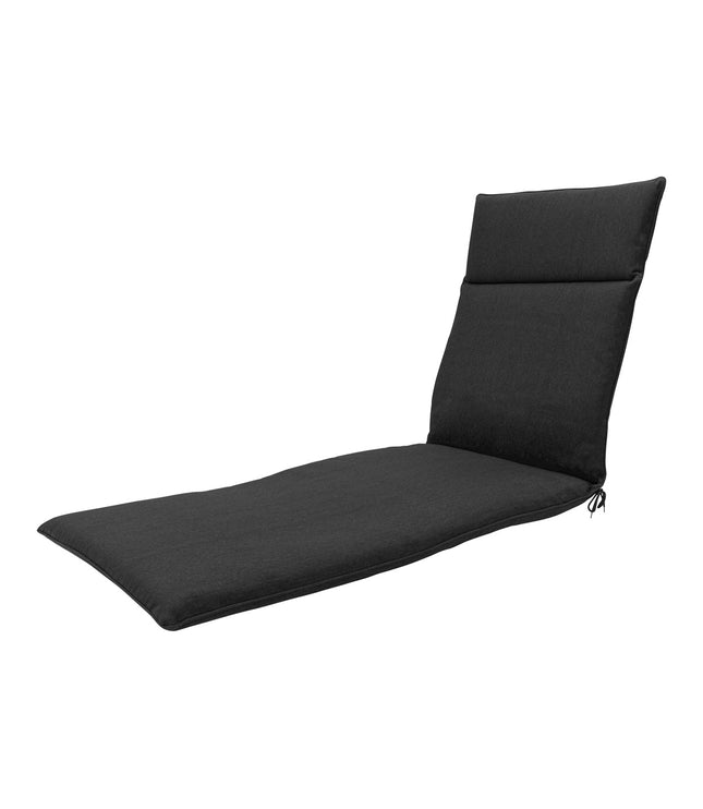 Ligbedkussen ca.190x60cm Black canvas eco+