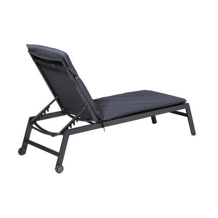 Ligbedkussen ca.190x60cm Outdoor Manchester denim grey