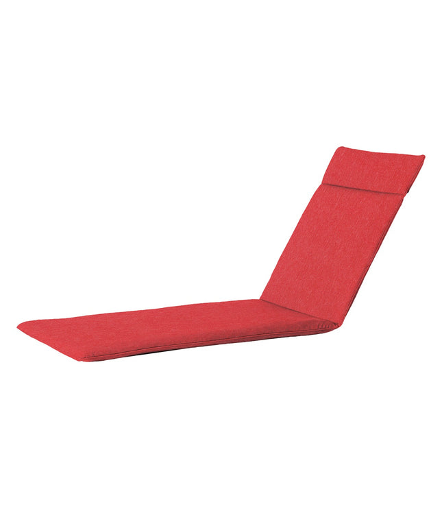 Ligbedkussen rits ca.190x60cm Panama brick red