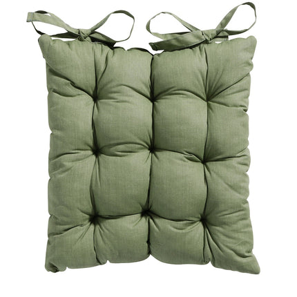 Toscane kussen ca.46x46cm Basic green