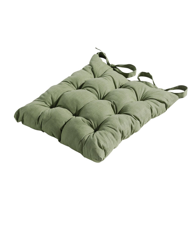 Toscane kussen ca.46x46cm Basic green