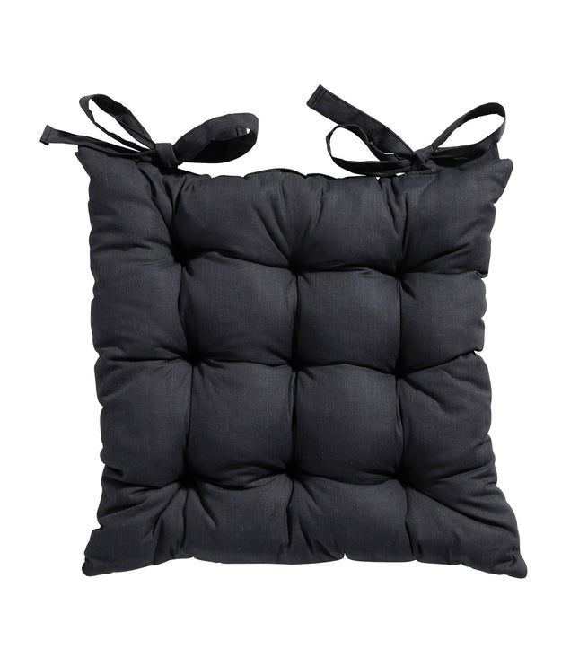 Toscane kussen ca.46x46cm Basic black