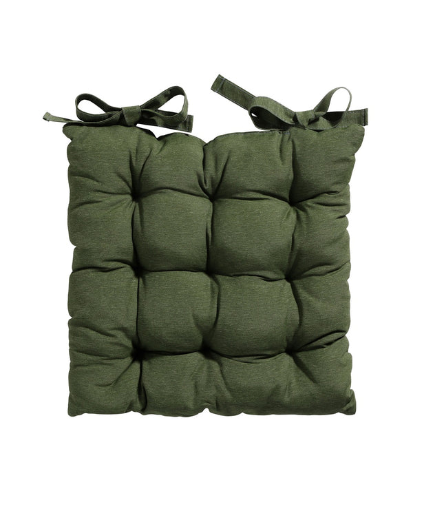 Toscane kussen ca.46x46cm Panama green