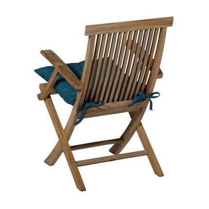 Toscane kussen ca.46x46cm Panama sea blue