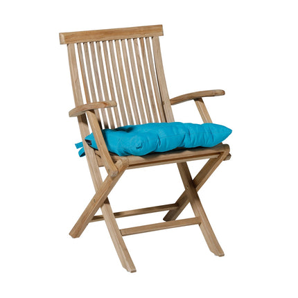 Toscane kussen ca.46x46cm Panama aqua