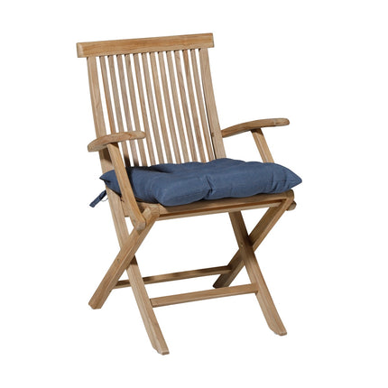 Toscane kussen ca.46x46cm Panama safier blue