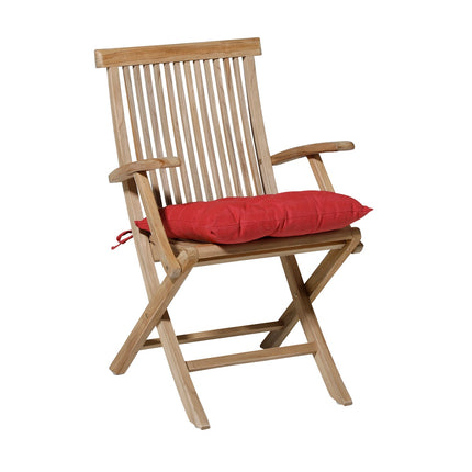 Toscane kussen ca.46x46cm Panama brick red
