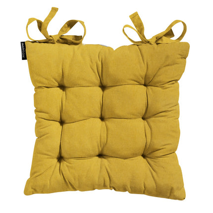 Toscane kussen ca.46x46cm Panama mustard