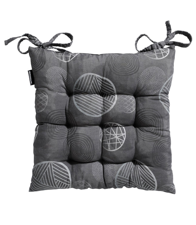 Toscane kussen ca.46x46cm Circle grey