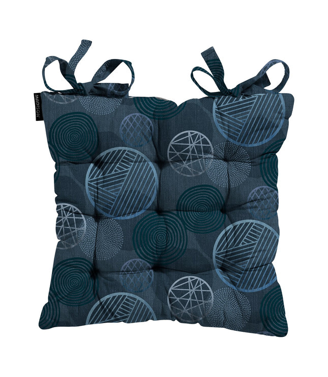 Toscane kussen ca.46x46cm Circle blue