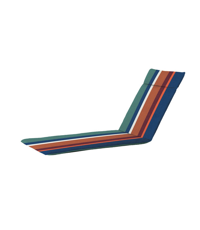 Sunlounger ca.190x60cm FR + WR Stripe blue